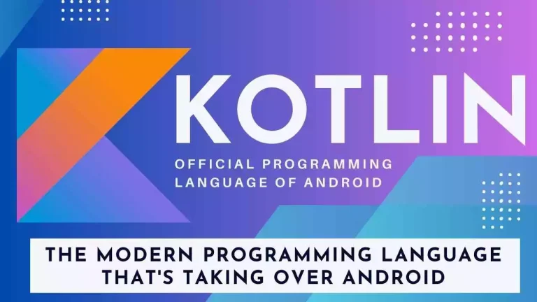 Colorful geometric shapes illustration demonstrating the diversity and creativity possible with Kotlin programming.